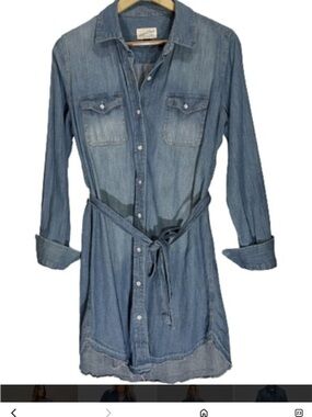 Universal Thread Denim Blue Shirt Dress